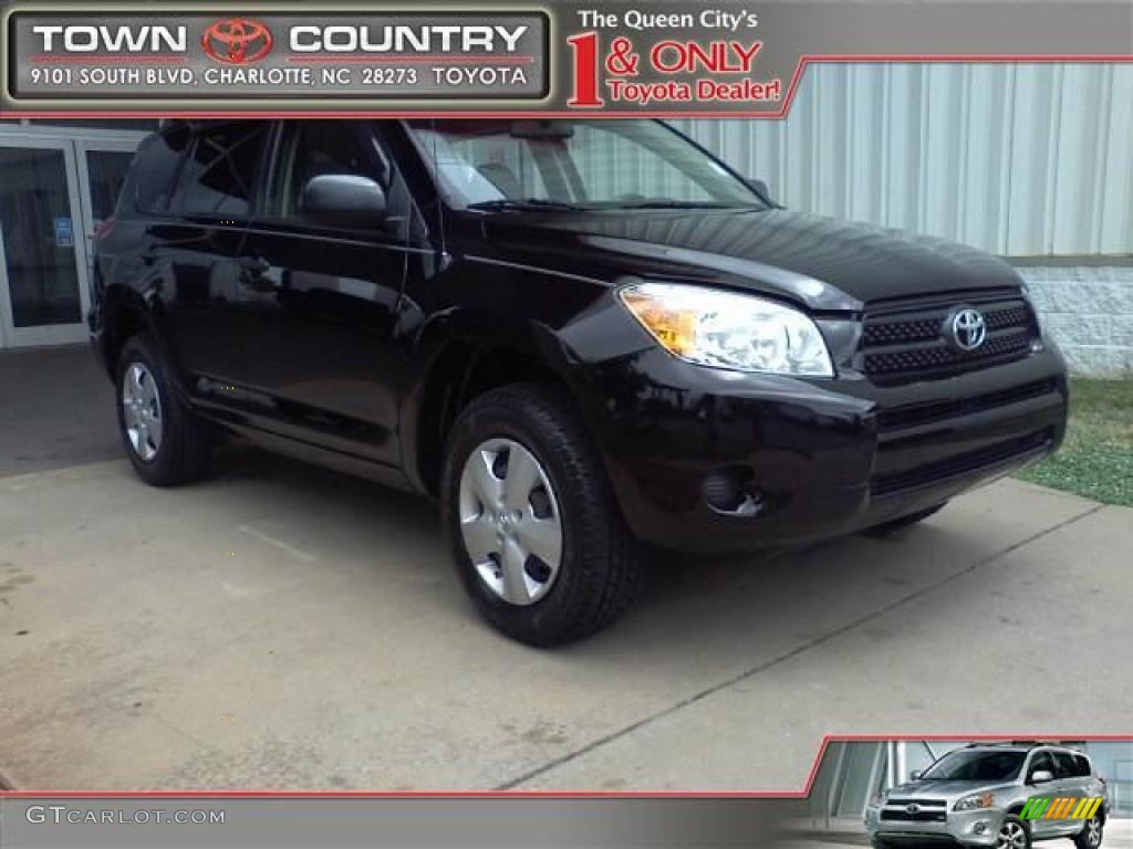 2007 RAV4 I4 - Black / Ash Gray photo #1