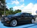 2011 Ebony Black Ford Mustang V6 Premium Coupe  photo #1