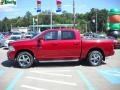 2009 Inferno Red Crystal Pearl Dodge Ram 1500 Sport Crew Cab 4x4  photo #6