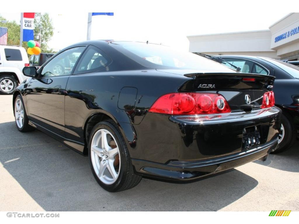 2006 RSX Type S Sports Coupe - Nighthawk Black Pearl / Ebony photo #9