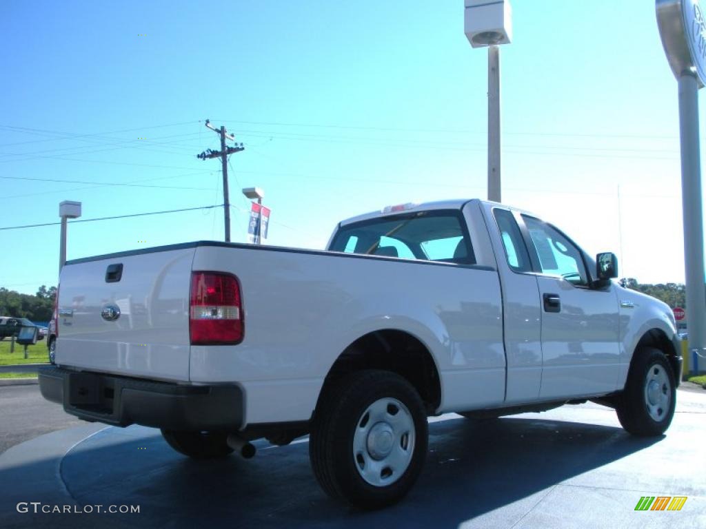 2008 F150 XL Regular Cab - Oxford White / Medium/Dark Flint photo #5