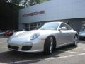 2009 Arctic Silver Metallic Porsche 911 Carrera S Coupe  photo #3