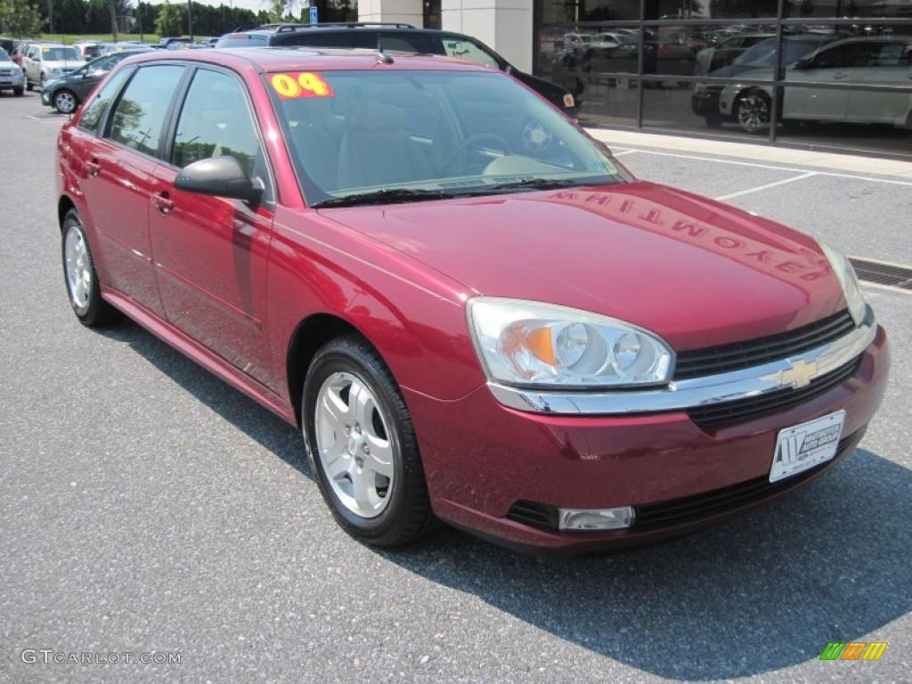 2004 Malibu Maxx LT Wagon - Sport Red Metallic / Neutral photo #3