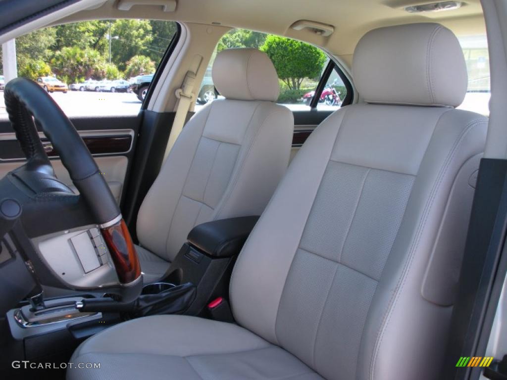 2008 MKZ Sedan - Dune Pearl Metallic / Light Stone photo #12