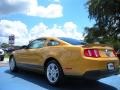 2010 Sunset Gold Metallic Ford Mustang V6 Coupe  photo #3