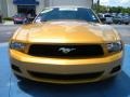 2010 Sunset Gold Metallic Ford Mustang V6 Coupe  photo #8