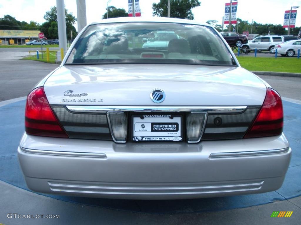 2009 Grand Marquis LS Ultimate Edition - Silver Birch Metallic / Medium Light Stone photo #4