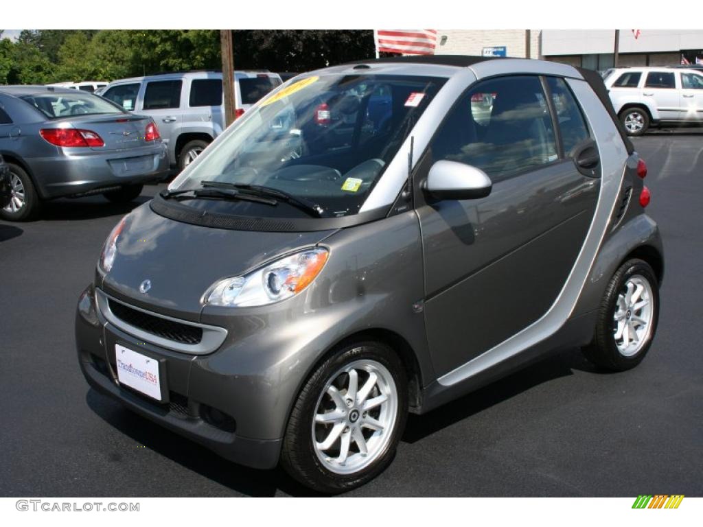 2009 Gray Metallic Smart Fortwo Pion Cabriolet 35055450 Gray Metallic Smart Fortwo