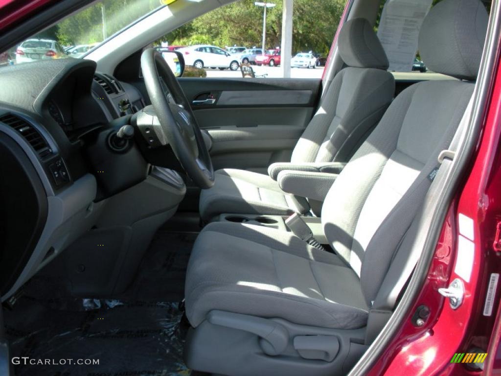 2009 CR-V EX 4WD - Tango Red Pearl / Gray photo #12