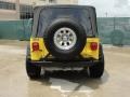 2004 Solar Yellow Jeep Wrangler X 4x4  photo #4