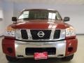 2008 Red Brawn Nissan Titan SE King Cab  photo #2