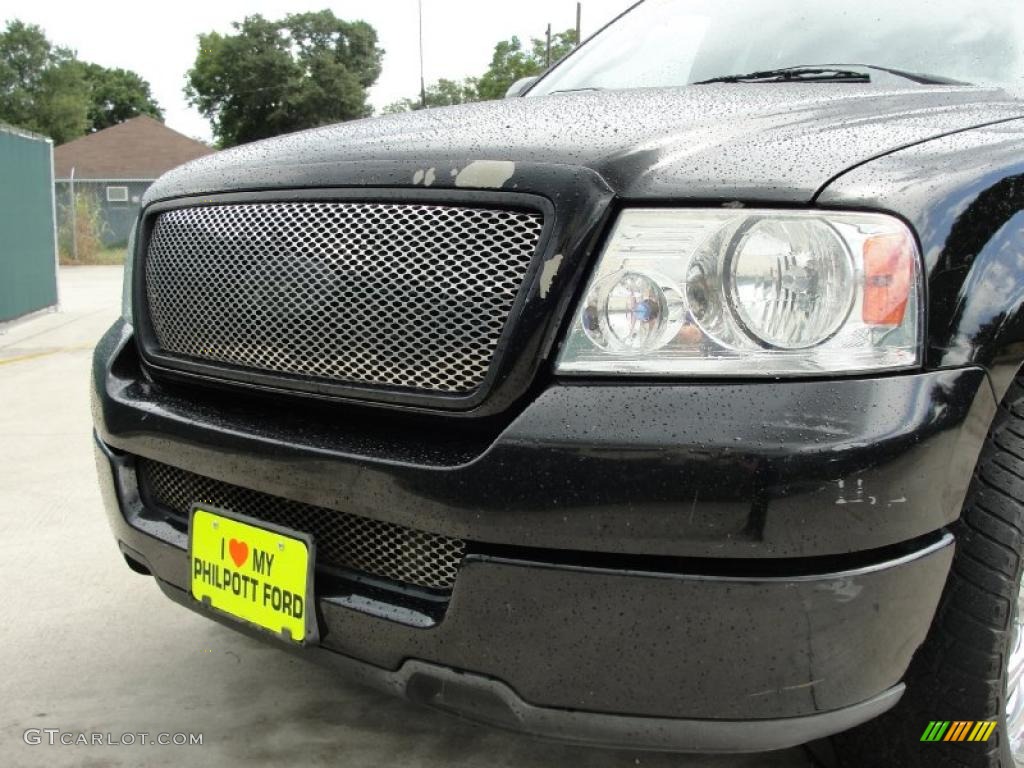 2004 F150 XL Regular Cab - Black / Dark Flint photo #15