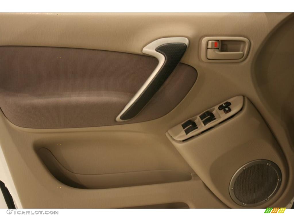 2003 RAV4  - Natural White / Taupe photo #8