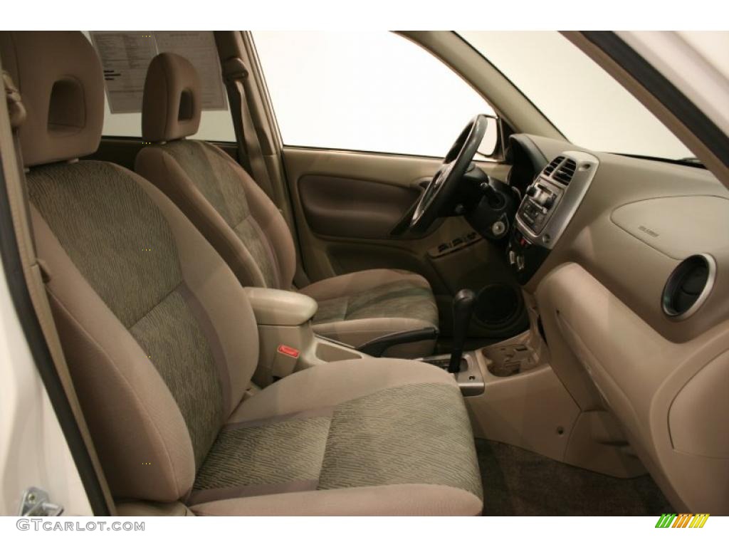 2003 RAV4  - Natural White / Taupe photo #14