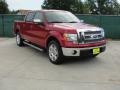 2010 Red Candy Metallic Ford F150 Lariat SuperCrew  photo #1