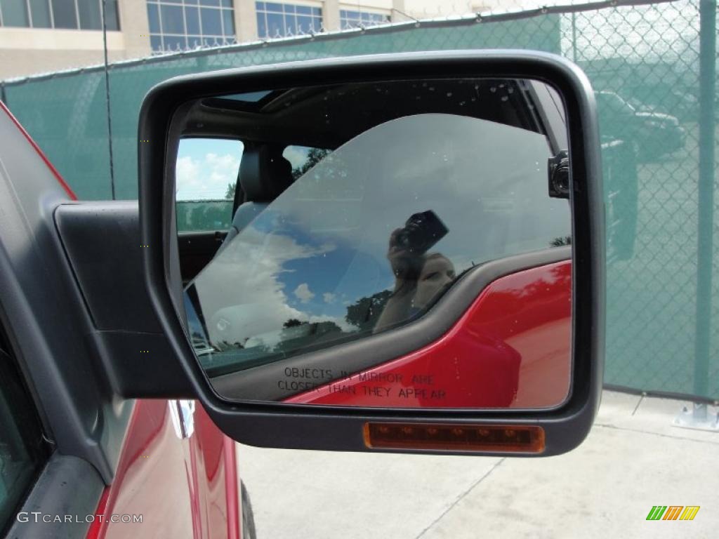 2010 F150 Lariat SuperCrew - Red Candy Metallic / Black photo #18