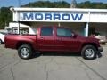 2009 Sonoma Red Metallic GMC Canyon SLE Crew Cab 4x4  photo #1