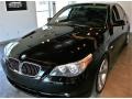 Jet Black - 5 Series 545i Sedan Photo No. 3