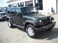 2010 Natural Green Pearl Jeep Wrangler Unlimited Sport 4x4  photo #18