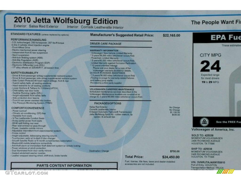 2010 Jetta Wolfsburg Edition Sedan - Salsa Red / Cornsilk Beige photo #14