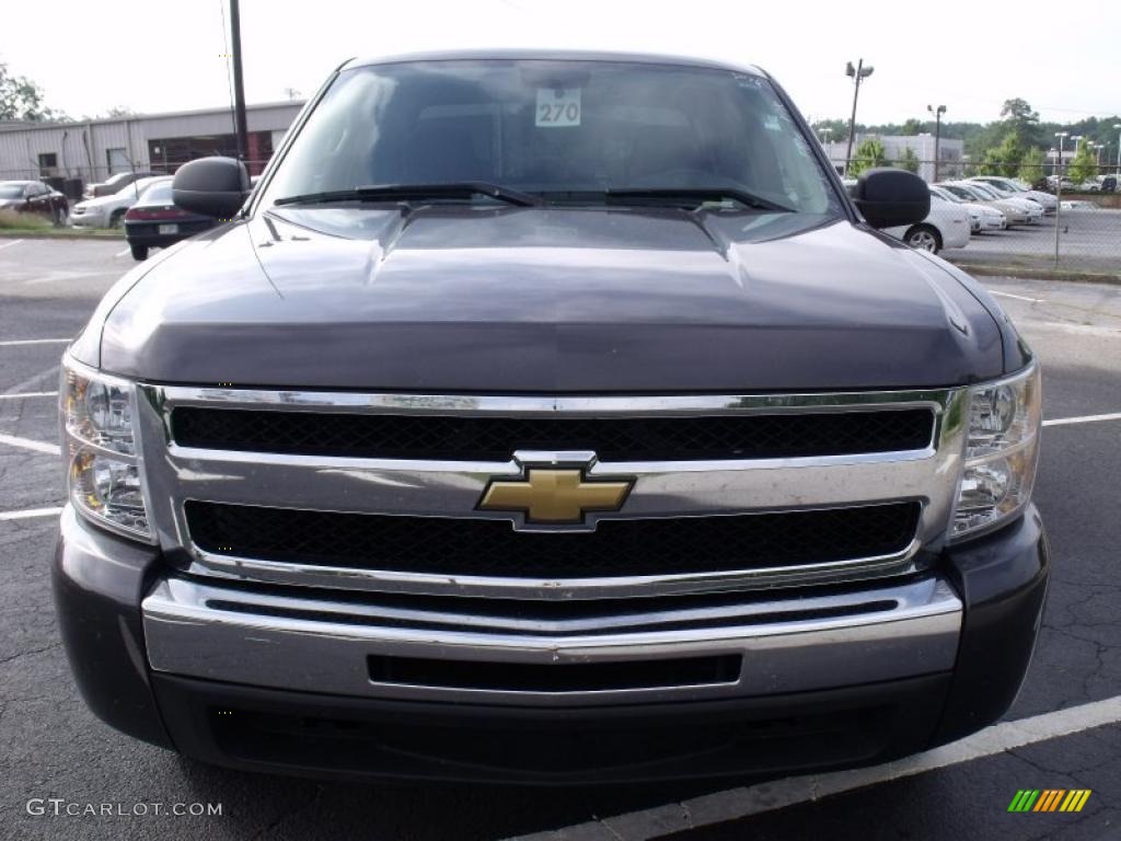 2010 Silverado 1500 LT Crew Cab - Taupe Gray Metallic / Ebony photo #2