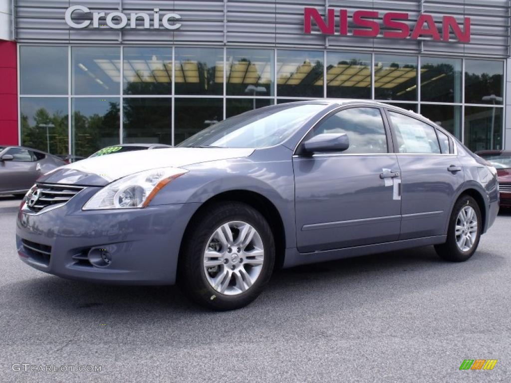 2010 Altima 2.5 S - Ocean Gray / Charcoal photo #1