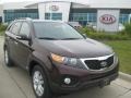 2011 Dark Cherry Kia Sorento EX V6 AWD  photo #1