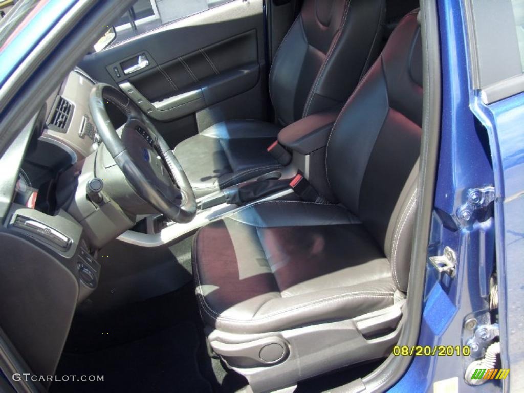 2009 Focus SES Sedan - Vista Blue Metallic / Charcoal Black photo #9