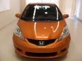 2010 Orange Revolution Metallic Honda Fit Sport  photo #6