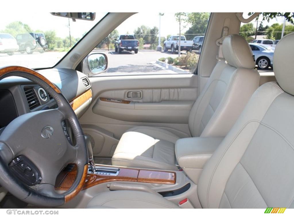 2002 QX4 4x4 - Bronze Metallic / Stone Beige photo #9