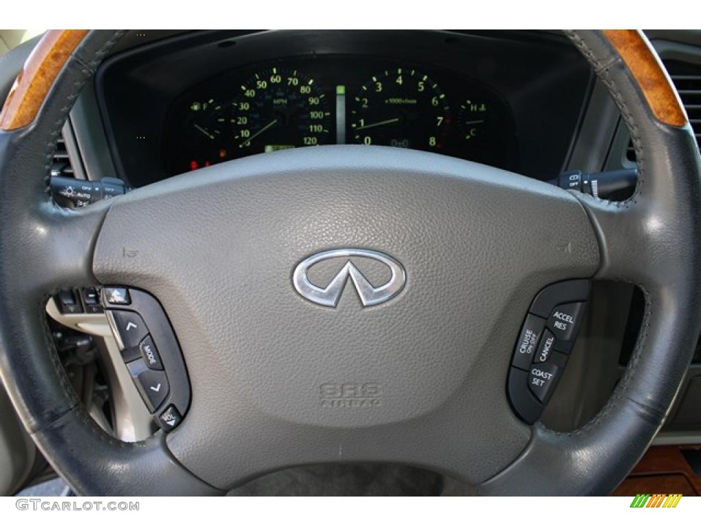 2002 QX4 4x4 - Bronze Metallic / Stone Beige photo #15