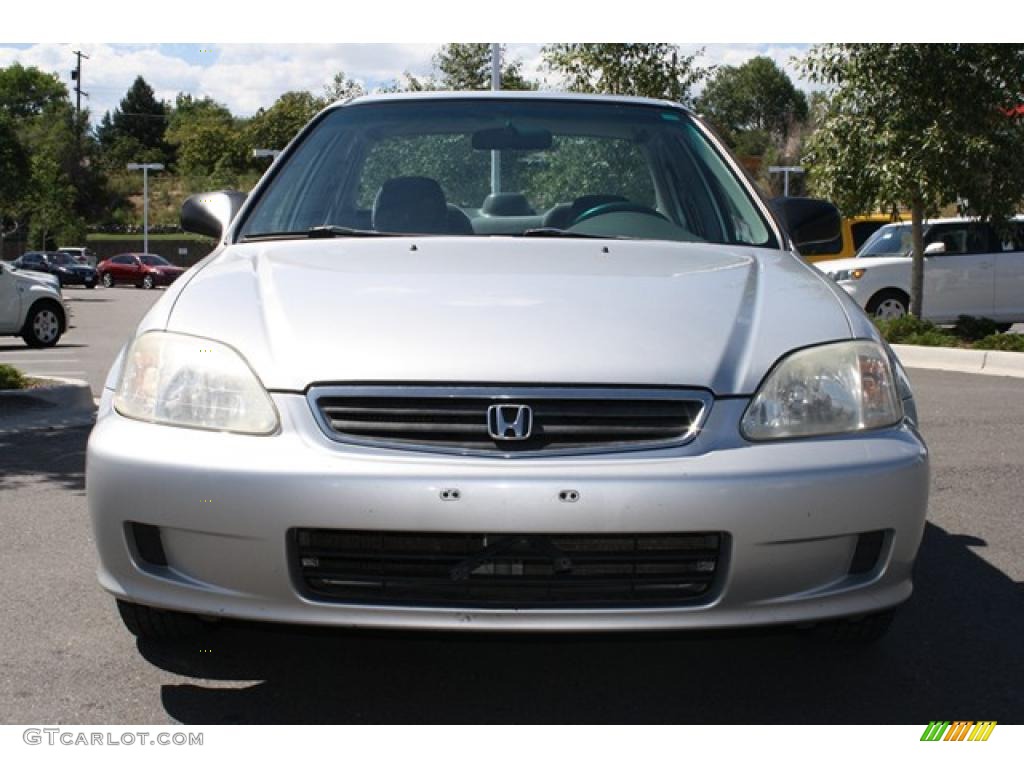 1999 Civic VP Sedan - Vogue Silver Metallic / Dark Gray photo #6