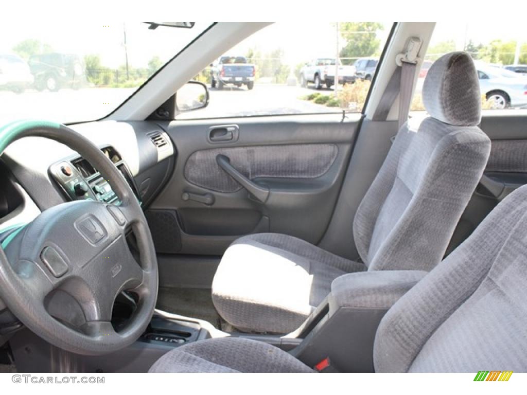 1999 Civic VP Sedan - Vogue Silver Metallic / Dark Gray photo #9
