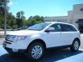 2010 White Suede Ford Edge SEL  photo #1