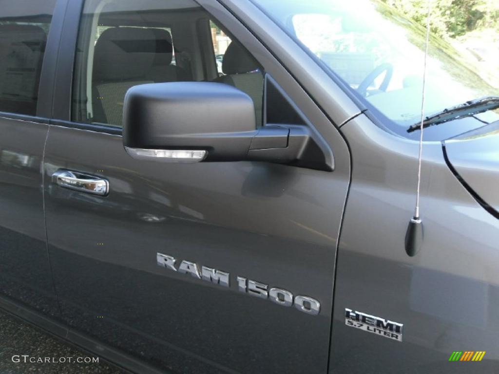 2011 Ram 1500 Big Horn Quad Cab - Mineral Gray Metallic / Dark Slate Gray/Medium Graystone photo #23