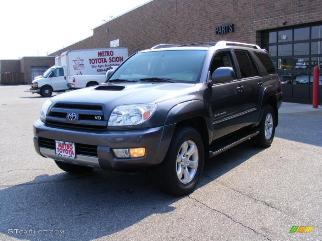 2004 4Runner Sport Edition 4x4 - Galactic Gray Mica / Dark Charcoal photo #7