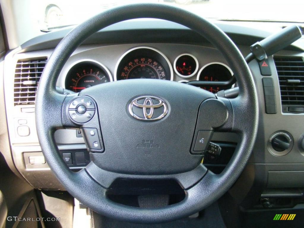 2010 Tundra Double Cab 4x4 - Black / Black photo #16