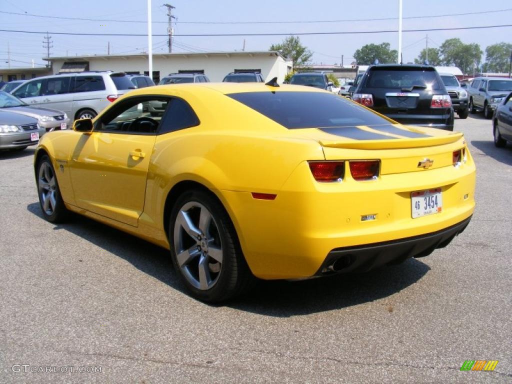 2010 Camaro SS Coupe Transformers Special Edition - Rally Yellow / Black photo #5