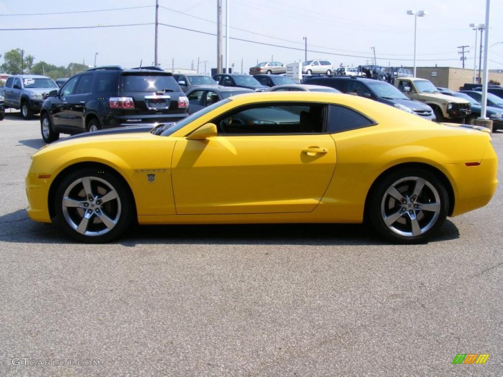 2010 Camaro SS Coupe Transformers Special Edition - Rally Yellow / Black photo #6