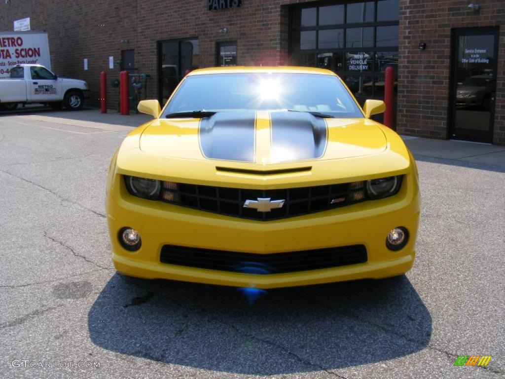 2010 Camaro SS Coupe Transformers Special Edition - Rally Yellow / Black photo #8