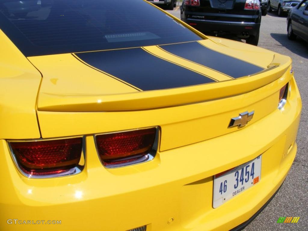 2010 Camaro SS Coupe Transformers Special Edition - Rally Yellow / Black photo #28