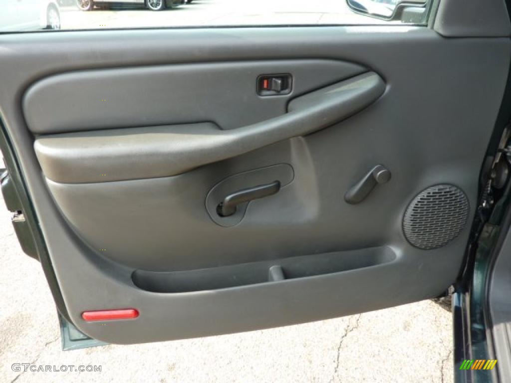 2003 Silverado 1500 LS Extended Cab 4x4 - Dark Green Metallic / Dark Charcoal photo #12