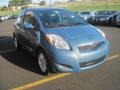 2010 Bayou Blue Pearl Toyota Yaris 3 Door Liftback  photo #2