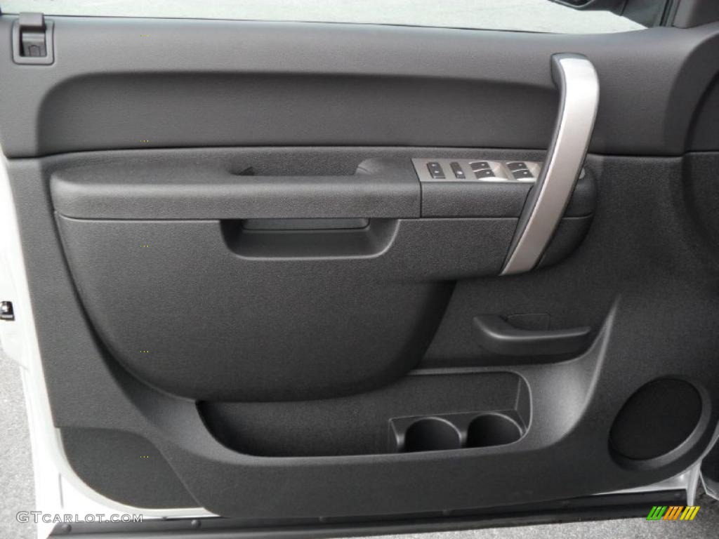 2011 Silverado 1500 LT Extended Cab - Sheer Silver Metallic / Ebony photo #9