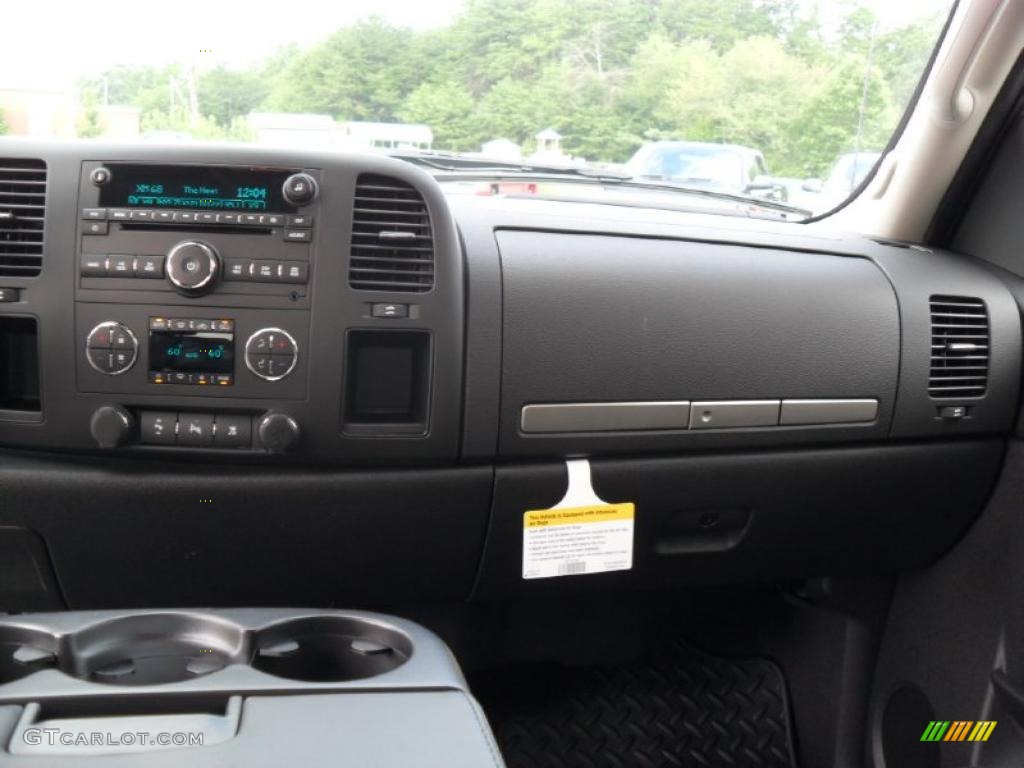 2011 Silverado 1500 LT Extended Cab - Sheer Silver Metallic / Ebony photo #16