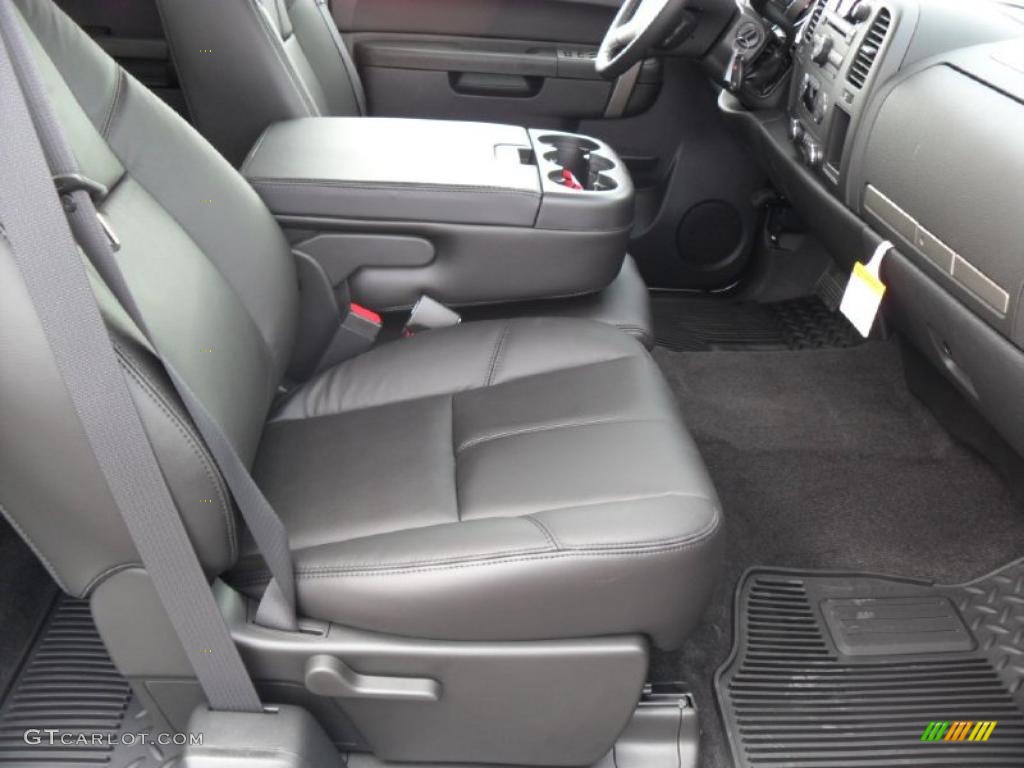 2011 Silverado 1500 LT Extended Cab - Sheer Silver Metallic / Ebony photo #19
