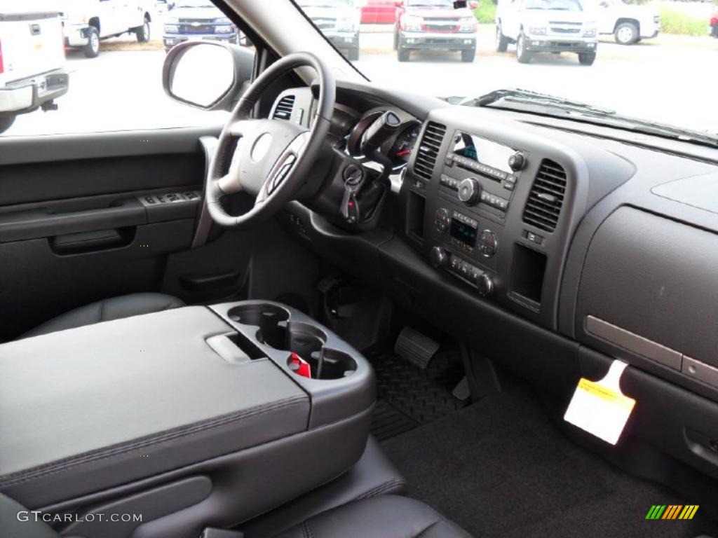 2011 Silverado 1500 LT Extended Cab - Sheer Silver Metallic / Ebony photo #21