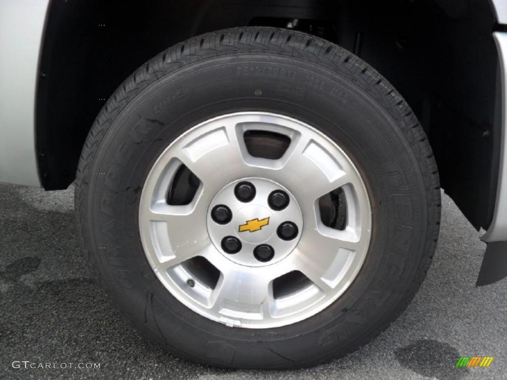 2011 Silverado 1500 LT Extended Cab - Sheer Silver Metallic / Ebony photo #24