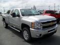 Sheer Silver Metallic - Silverado 2500HD LTZ Extended Cab 4x4 Photo No. 5