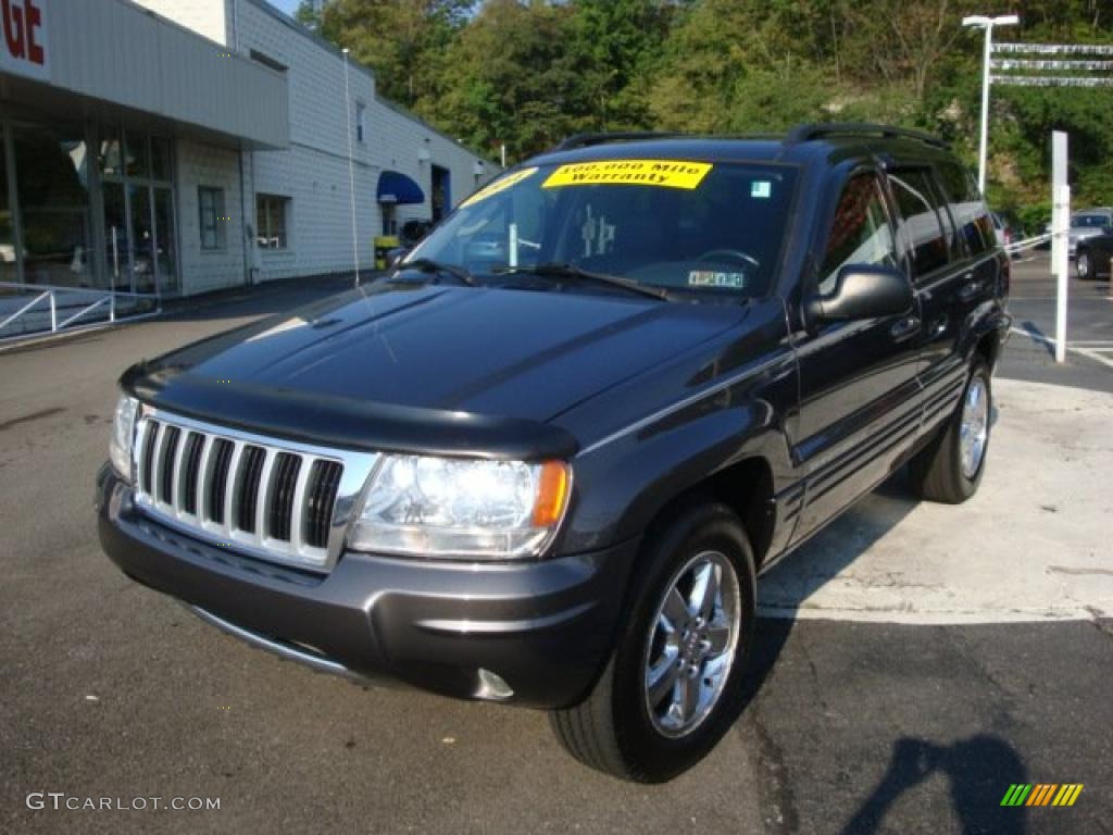2004 Grand Cherokee Limited 4x4 - Graphite Metallic / Dark Slate Gray photo #8